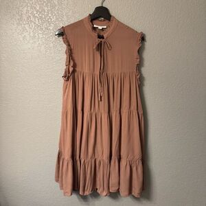 And Now This Macy’s Swing Dress Mauve/ Taupe Size Small
